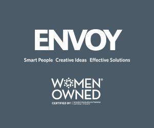 Envoy: Smart People, Creative Ideas, Effective Solutions. A certified women-owned business.